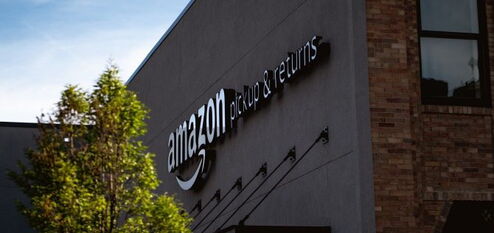 Amazom pickup & returns Gebäude